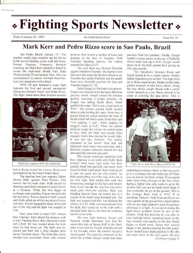 01/97 Fighting Sports Newsletter